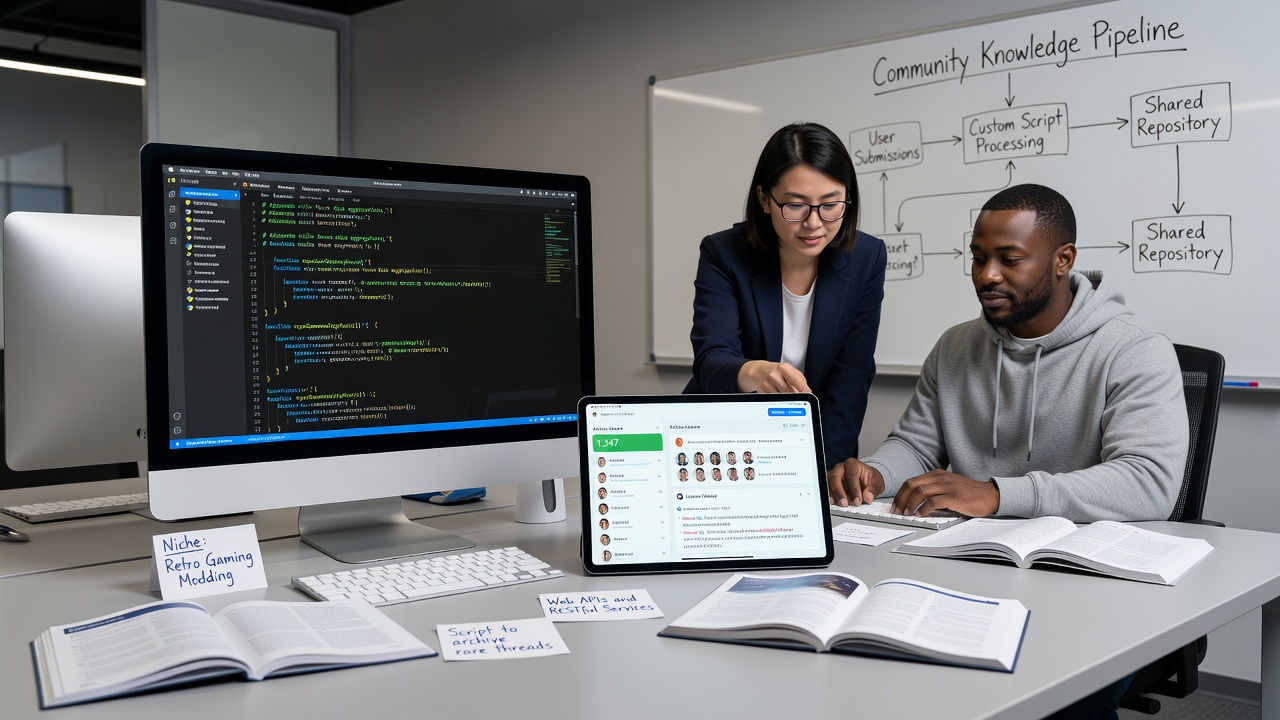 Maintaining Niche Web Presences Through Custom Scripting and Community Knowledge Sharing