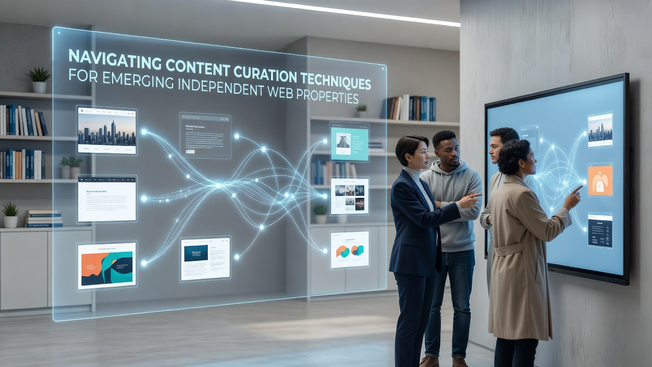 Navigating Content Curation Techniques for Emerging Independent Web Properties