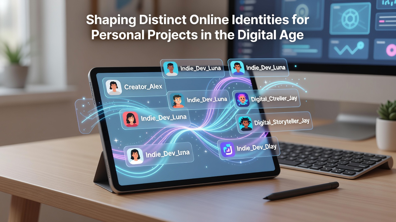 Shaping Distinct Online Identities for Personal Projects in the Digital Age